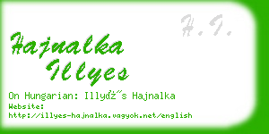 hajnalka illyes business card